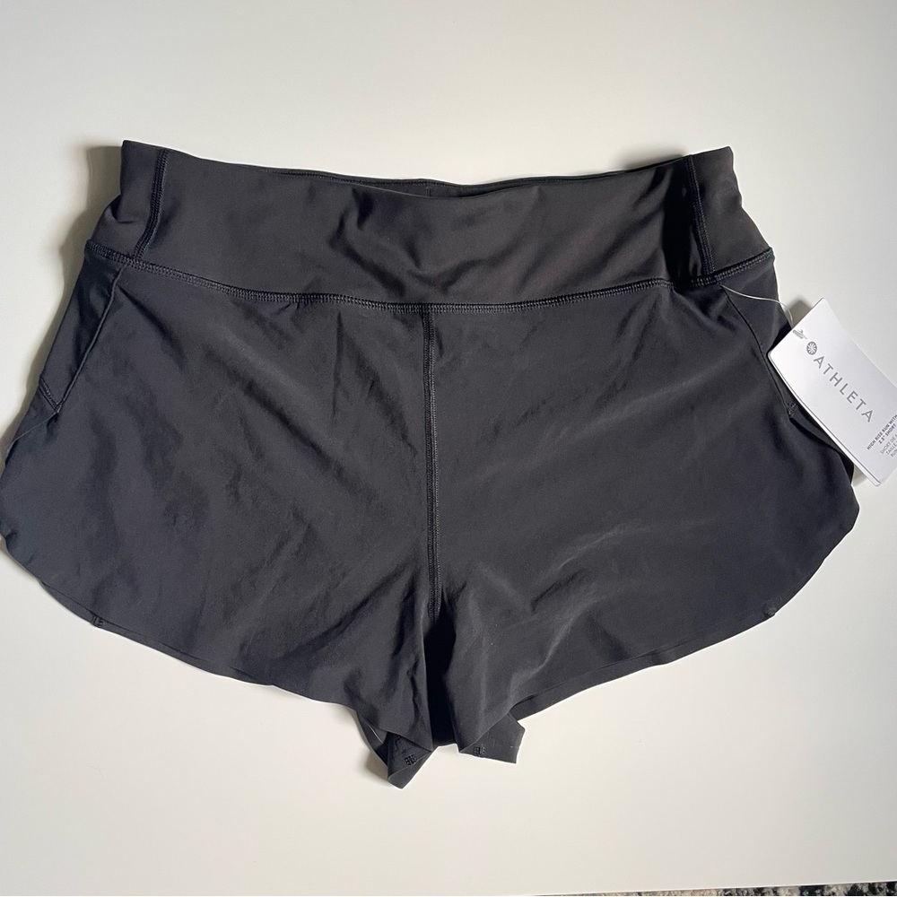 Athleta Run With Black Shorts